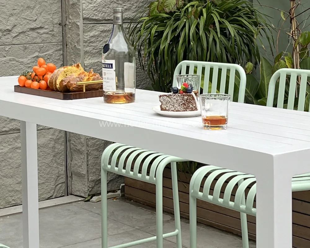 Outdoor Garden Balcony Leisure Aluminum Bar Chair