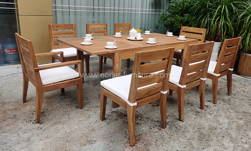 Customized Outdoor Extension Dining Table