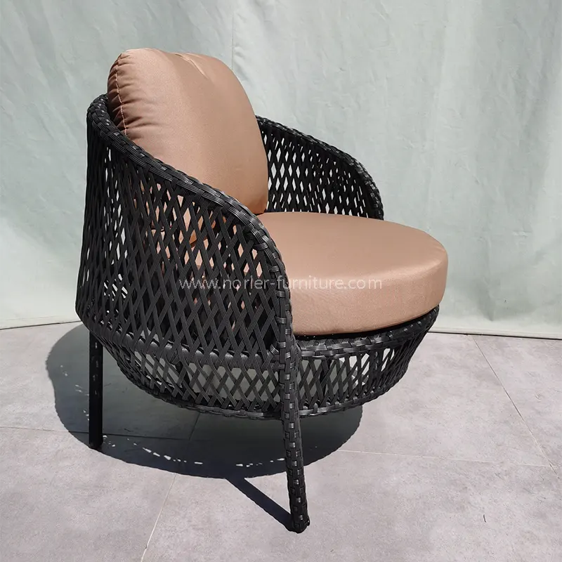Modern PE Rattan Courtyard Balcony Outdoor sofa