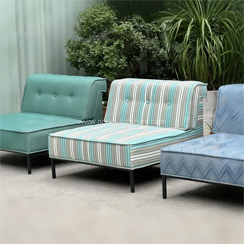 تازہ ترین واٹر پروف آؤٹ ڈور upholstered نرم