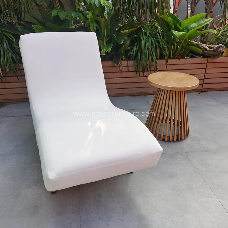 آؤٹ ڈور ایلومینیم فریم upholstered تانے بانے سورج لاؤنجر آؤٹ ڈور ایلومینیم فریم upholstered تانے بانے سورج لاؤنجر