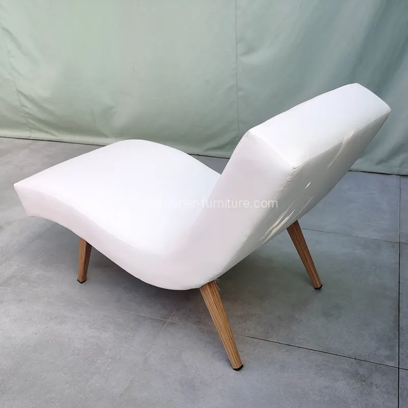 آؤٹ ڈور ایلومینیم فریم upholstered تانے بانے سورج لاؤنجر